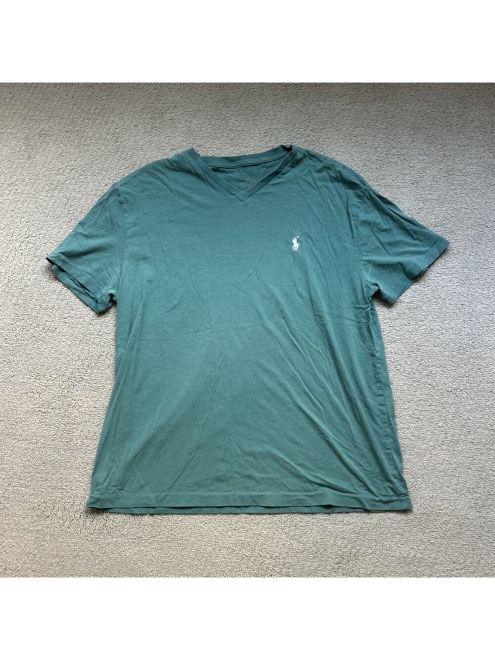Polo Ralph Lauren Classic Fit Blue Short Sleeve T-Shirt Pocket Logo Mens Medium